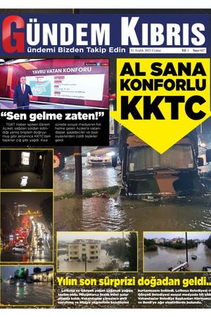 Gündem Kıbrıs Gazetesi - Kıbrıs Haber - 31.12.2021 Manşeti