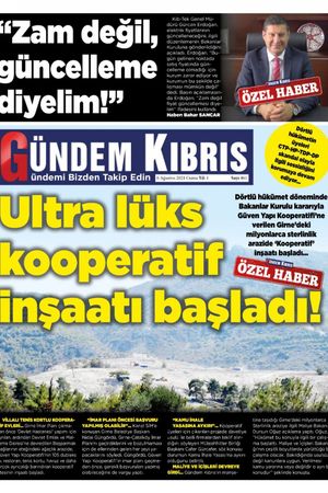 Gündem Kıbrıs Gazetesi - Kıbrıs Haber - 06.08.2021 Manşeti