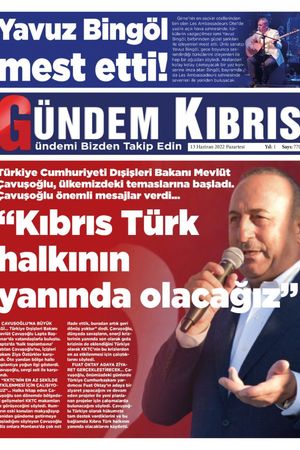 Gündem Kıbrıs Gazetesi - Kıbrıs Haber - 13.06.2022 Manşeti