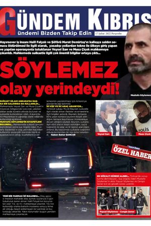 Gündem Kıbrıs Gazetesi - Kıbrıs Haber - 17.02.2022 Manşeti