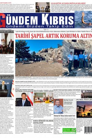 Gündem Kıbrıs Gazetesi - Kıbrıs Haber - 12.06.2020 Manşeti