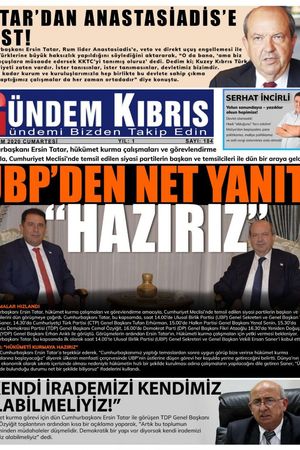 Gündem Kıbrıs Gazetesi - Kıbrıs Haber - 07.11.2020 Manşeti