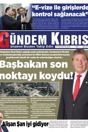 Gündem Kıbrıs Gazetesi - Kıbrıs Haber - 29.09.2022 Manşeti