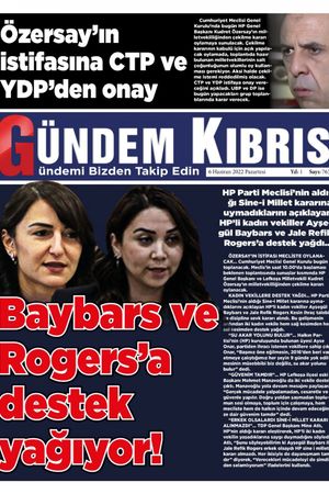 Gündem Kıbrıs Gazetesi - Kıbrıs Haber - 06.06.2022 Manşeti