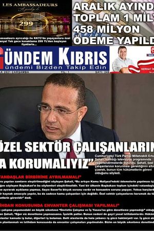 Gündem Kıbrıs Gazetesi - Kıbrıs Haber - 06.01.2021 Manşeti