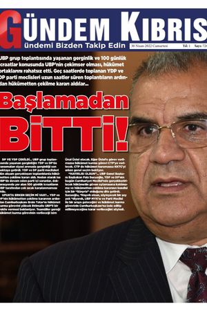 Gündem Kıbrıs Gazetesi - Kıbrıs Haber - 30.04.2022 Manşeti