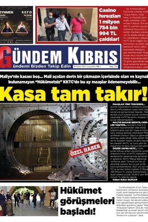 Gündem Kıbrıs Gazetesi - Kıbrıs Haber - 20.10.2021 Manşeti