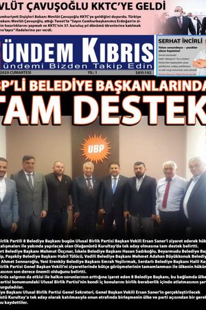 Gündem Kıbrıs Gazetesi - Kıbrıs Haber - 14.11.2020 Manşeti
