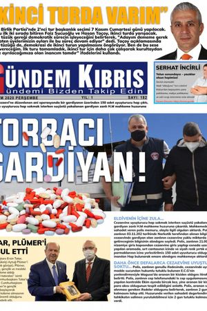 Gündem Kıbrıs Gazetesi - Kıbrıs Haber - 05.11.2020 Manşeti
