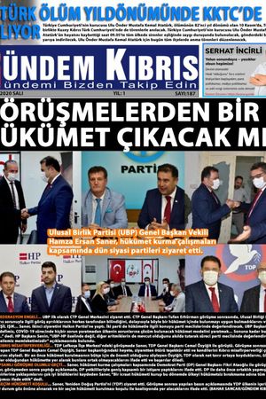 Gündem Kıbrıs Gazetesi - Kıbrıs Haber - 10.11.2020 Manşeti