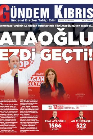 Gündem Kıbrıs Gazetesi - Kıbrıs Haber - 19.09.2022 Manşeti