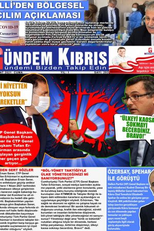 Gündem Kıbrıs Gazetesi - Kıbrıs Haber - 19.02.2021 Manşeti