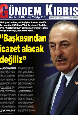 Gündem Kıbrıs Gazetesi - Kıbrıs Haber - 19.11.2022 Manşeti