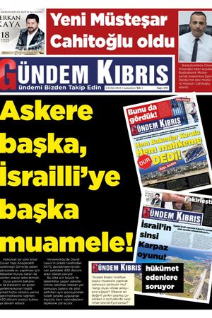 Gündem Kıbrıs Gazetesi - Kıbrıs Haber - 04.09.2021 Manşeti