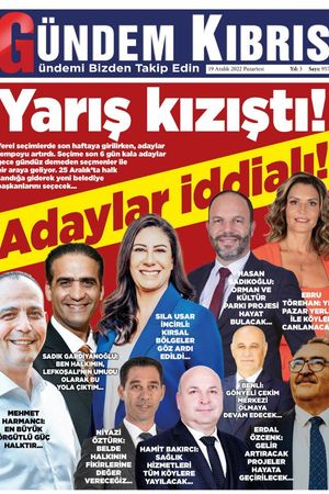 Gündem Kıbrıs Gazetesi - Kıbrıs Haber - 19.12.2022 Manşeti