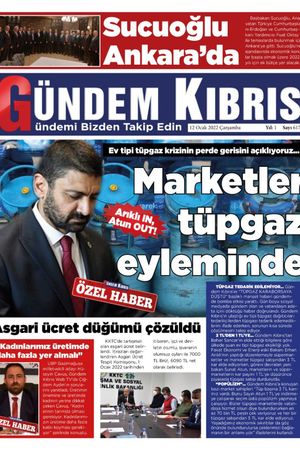 Gündem Kıbrıs Gazetesi - Kıbrıs Haber - 12.01.2022 Manşeti