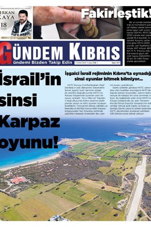 Gündem Kıbrıs Gazetesi - Kıbrıs Haber - 03.09.2021 Manşeti