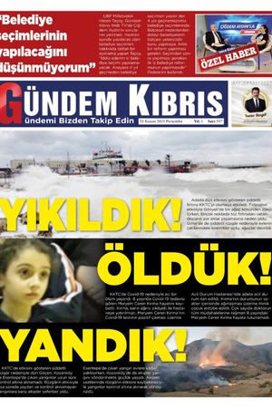 Gündem Kıbrıs Gazetesi - Kıbrıs Haber - 11.11.2021 Manşeti