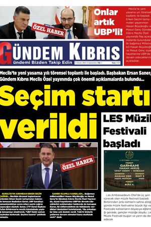 Gündem Kıbrıs Gazetesi - Kıbrıs Haber - 02.10.2021 Manşeti