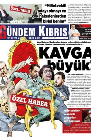 Gündem Kıbrıs Gazetesi - Kıbrıs Haber - 29.06.2021 Manşeti
