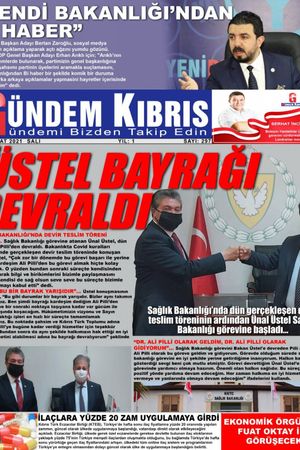 Gündem Kıbrıs Gazetesi - Kıbrıs Haber - 23.02.2021 Manşeti