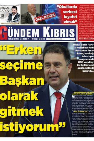 Gündem Kıbrıs Gazetesi - Kıbrıs Haber - 08.09.2021 Manşeti