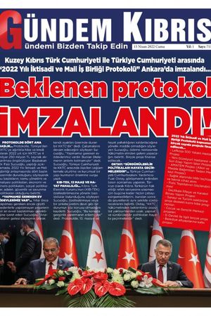 Gündem Kıbrıs Gazetesi - Kıbrıs Haber - 15.04.2022 Manşeti