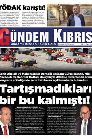 Gündem Kıbrıs Gazetesi - Kıbrıs Haber - 22.12.2022 Manşeti