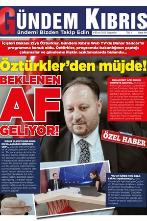 Gündem Kıbrıs Gazetesi - Kıbrıs Haber - 06.10.2022 Manşeti