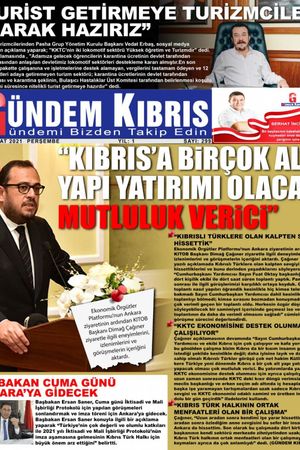 Gündem Kıbrıs Gazetesi - Kıbrıs Haber - 25.02.2021 Manşeti
