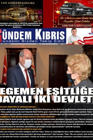 Gündem Kıbrıs Gazetesi - Kıbrıs Haber - 12.01.2021 Manşeti