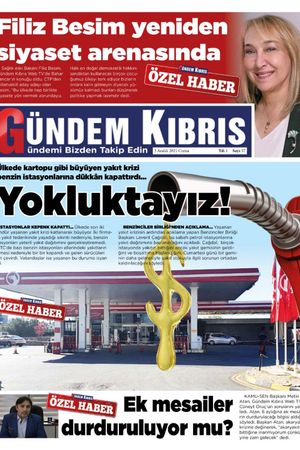 Gündem Kıbrıs Gazetesi - Kıbrıs Haber - 03.12.2021 Manşeti