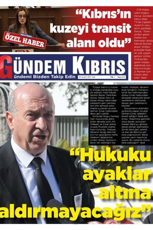 Gündem Kıbrıs Gazetesi - Kıbrıs Haber - 28.12.2021 Manşeti