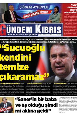 Gündem Kıbrıs Gazetesi - Kıbrıs Haber - 27.10.2021 Manşeti