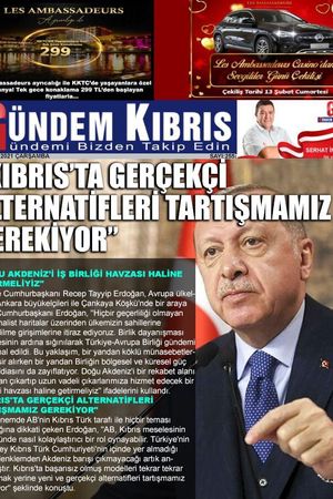 Gündem Kıbrıs Gazetesi - Kıbrıs Haber - 13.01.2021 Manşeti