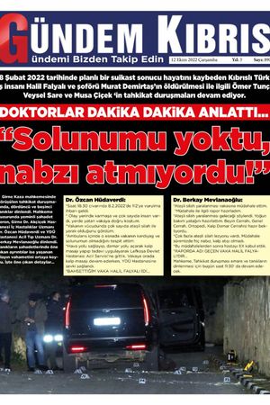 Gündem Kıbrıs Gazetesi - Kıbrıs Haber - 12.10.2022 Manşeti