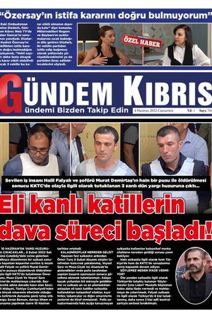 Gündem Kıbrıs Gazetesi - Kıbrıs Haber - 04.06.2022 Manşeti