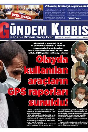 Gündem Kıbrıs Gazetesi - Kıbrıs Haber - 13.10.2022 Manşeti