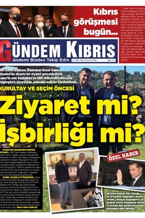Gündem Kıbrıs Gazetesi - Kıbrıs Haber - 27.09.2021 Manşeti