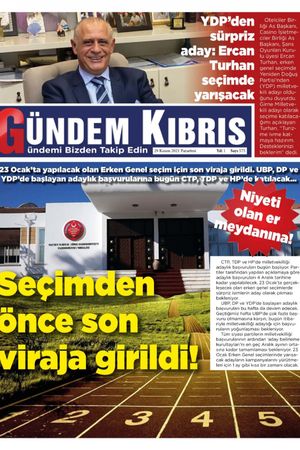 Gündem Kıbrıs Gazetesi - Kıbrıs Haber - 29.11.2021 Manşeti