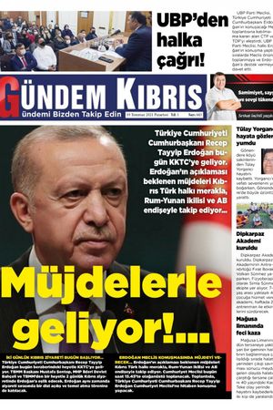 Gündem Kıbrıs Gazetesi - Kıbrıs Haber - 19.07.2021 Manşeti