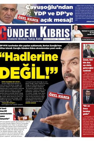 Gündem Kıbrıs Gazetesi - Kıbrıs Haber - 02.07.2021 Manşeti