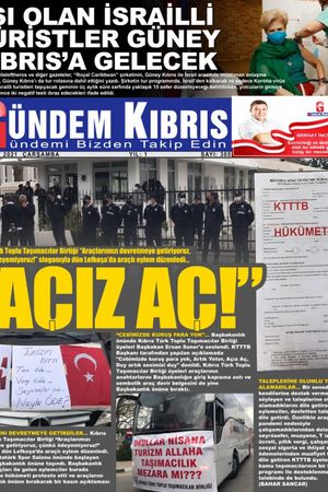Gündem Kıbrıs Gazetesi - Kıbrıs Haber - 03.03.2021 Manşeti