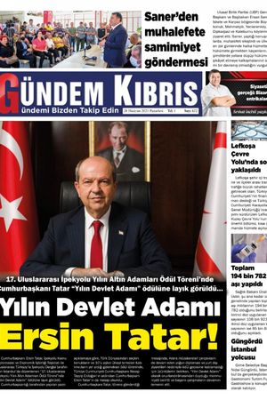 Gündem Kıbrıs Gazetesi - Kıbrıs Haber - 28.06.2021 Manşeti