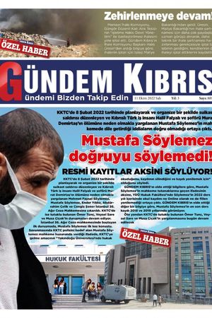 Gündem Kıbrıs Gazetesi - Kıbrıs Haber - 11.10.2022 Manşeti