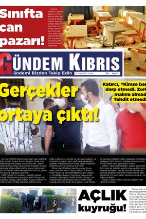 Gündem Kıbrıs Gazetesi - Kıbrıs Haber - 17.12.2021 Manşeti