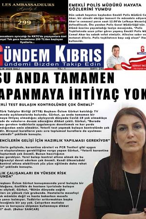 Gündem Kıbrıs Gazetesi - Kıbrıs Haber - 29.12.2020 Manşeti