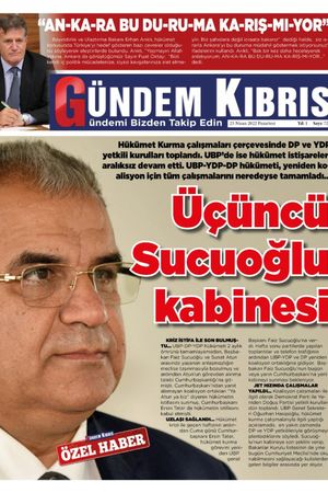 Gündem Kıbrıs Gazetesi - Kıbrıs Haber - 25.04.2022 Manşeti