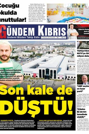 Gündem Kıbrıs Gazetesi - Kıbrıs Haber - 15.07.2021 Manşeti