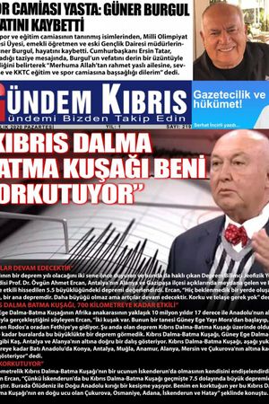 Gündem Kıbrıs Gazetesi - Kıbrıs Haber - 07.12.2020 Manşeti